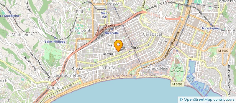 localisation de l'entreprise SCI YAEL GUEZ à NICE