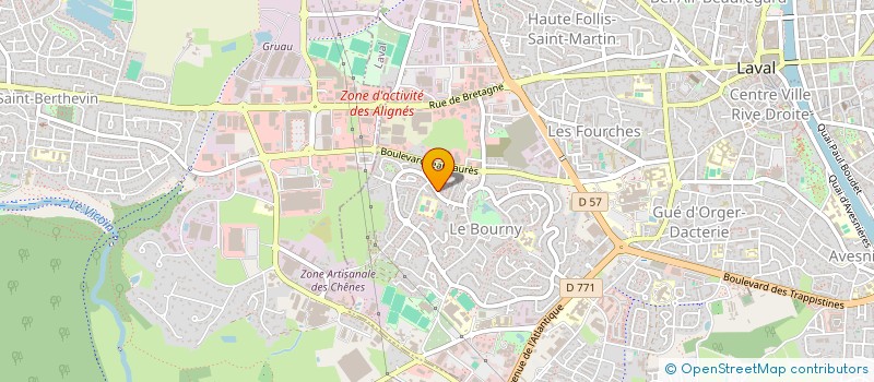 localisation de l'entreprise SCI YAFA à LAVAL