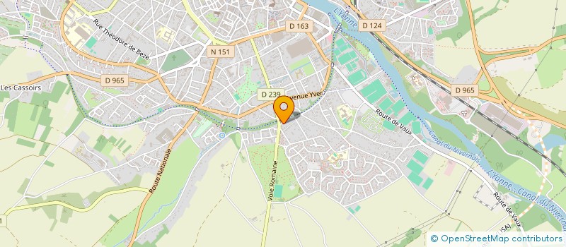 localisation de l'entreprise SCI YAFA à AUXERRE