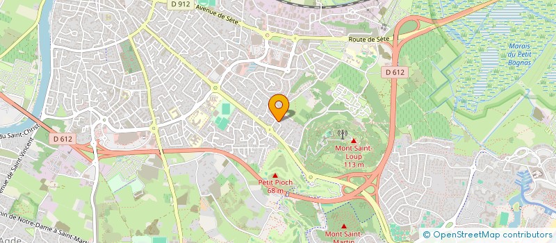 localisation de l'entreprise SCI YAFLO  AGDE