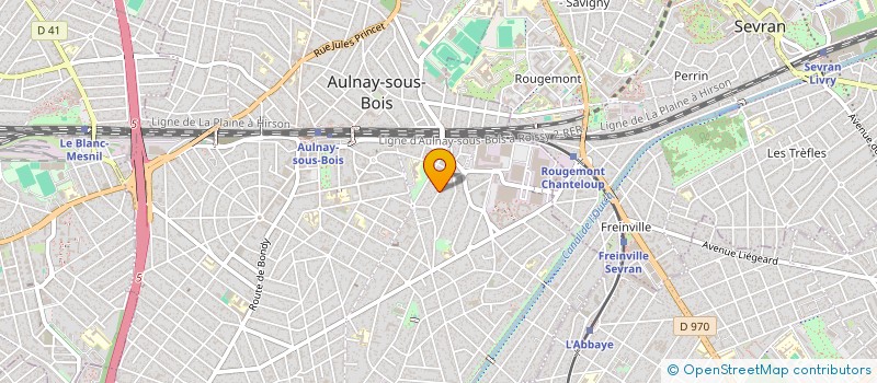 localisation de l'entreprise SCI YAFRA à AULNAY-SOUS-BOIS