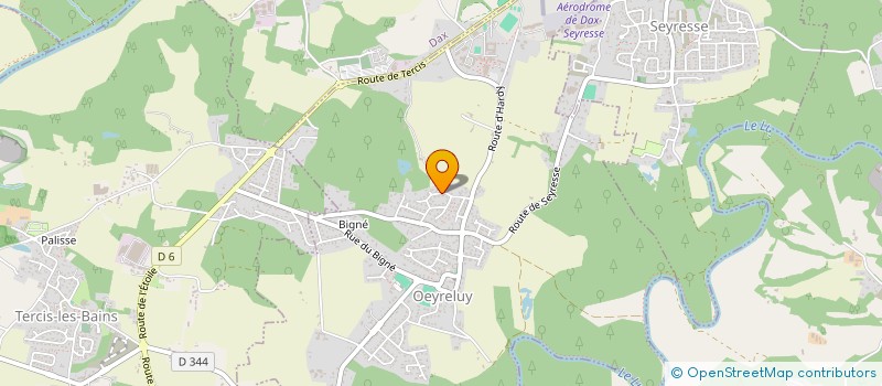 localisation de l'entreprise SCI YAGAD  OEYRELUY