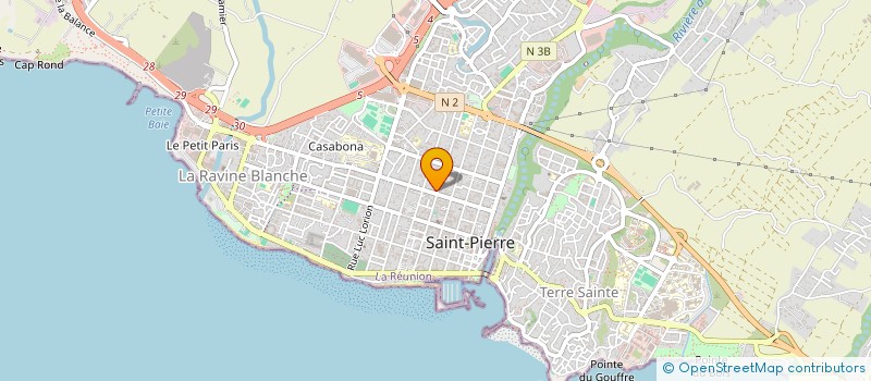 localisation de l'entreprise SCI YAHASA à SAINT-PIERRE