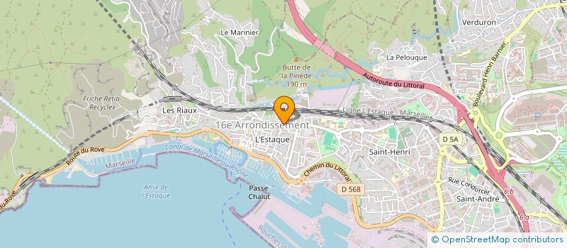 localisation de l'entreprise SCI YAHIA à MARSEILLE