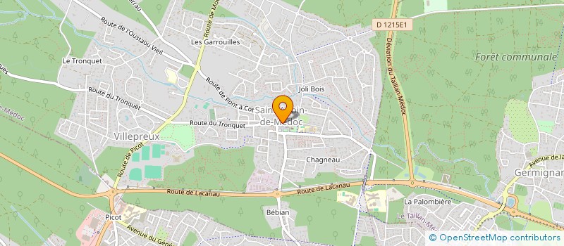 localisation de l'entreprise SCI YAHLA  SAINT-AUBIN-DE-MEDOC