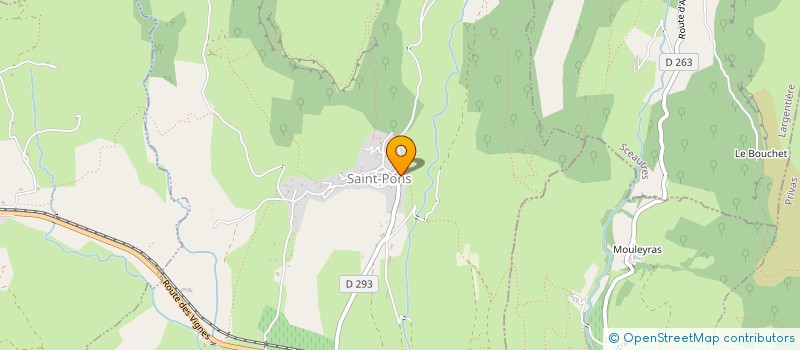localisation de l'entreprise SCI YAJE  SAINT-PONS