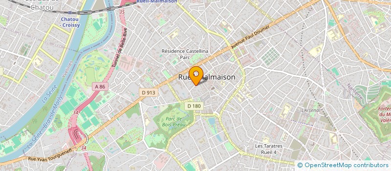 localisation de l'entreprise SCI YAKA 1 à RUEIL-MALMAISON