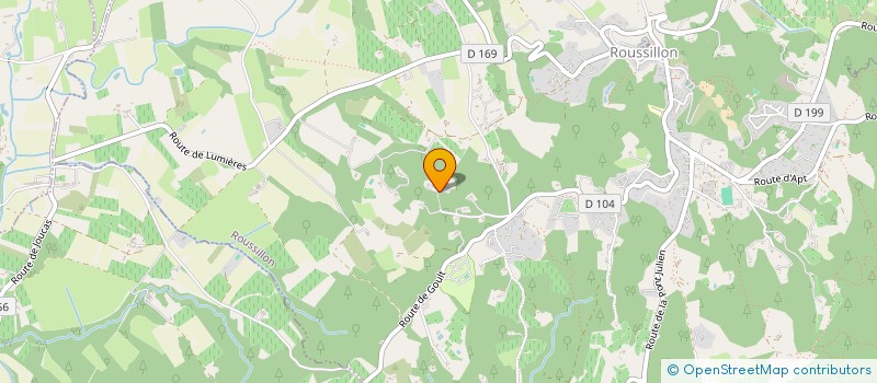 localisation de l'entreprise SCI YAKA  ROUSSILLON