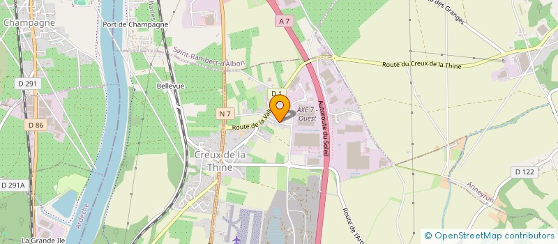 localisation de l'entreprise SCI YAKADA à ALBON