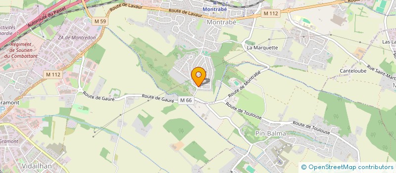 localisation de l'entreprise SCI YAKAEL  MONTRABE