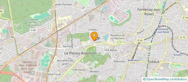 localisation de l'entreprise SCI YAKHSO FAMILY à LE PLESSIS-ROBINSON
