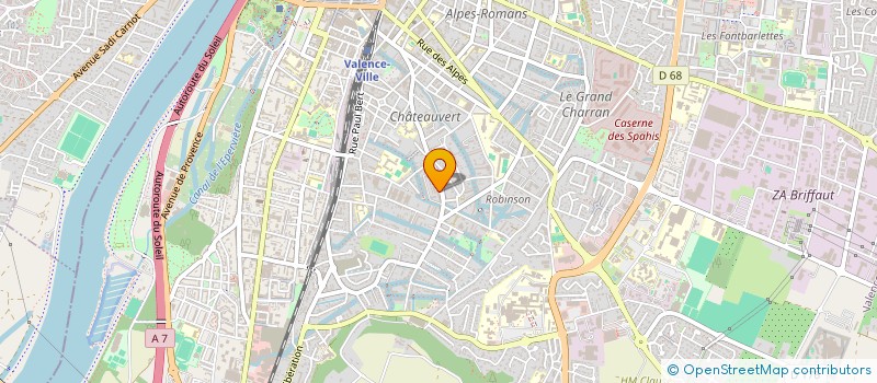localisation de l'entreprise SCI YAKO à VALENCE