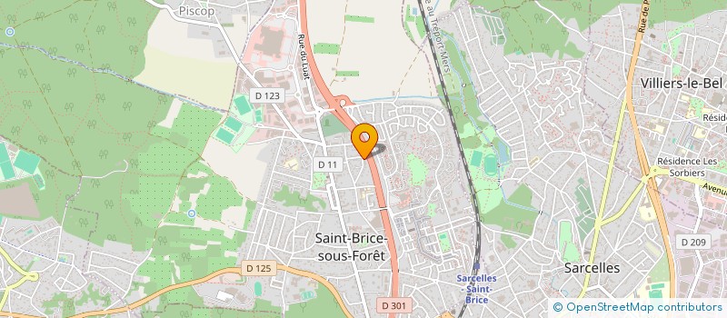 localisation de l'entreprise SCI YAKO IMMOBILIER à SAINT-BRICE-SOUS-FORET