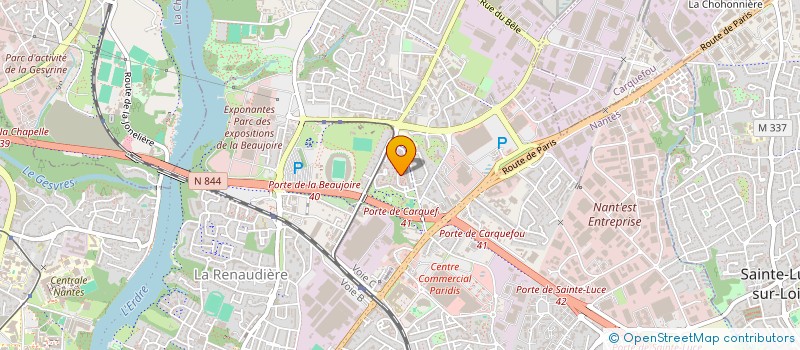 localisation de l'entreprise SCI YAKUZA à NANTES