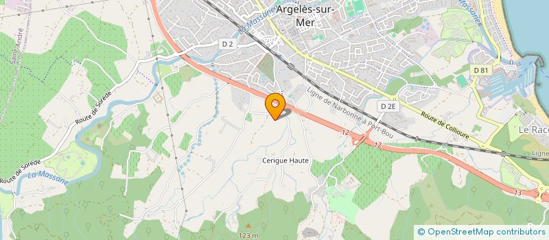 localisation de l'entreprise SCI YALA  ARGELES-SUR-MER