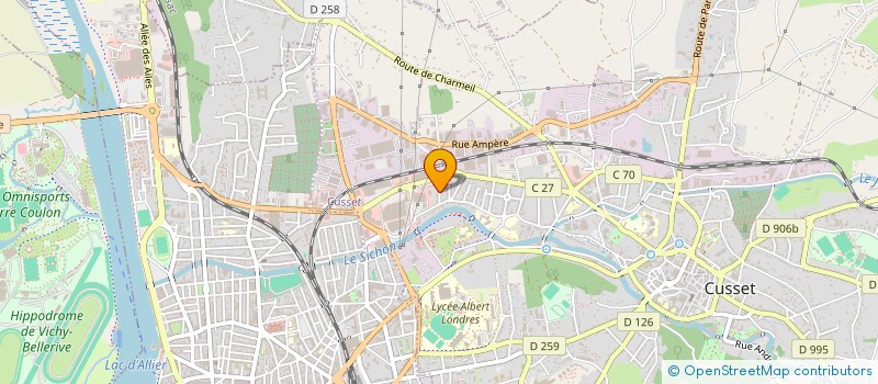 localisation de l'entreprise SCI YALCIN à CUSSET