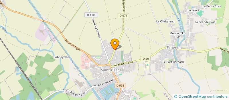 localisation de l'entreprise SCI YALDIZ FRERES  SAINT-USAGE