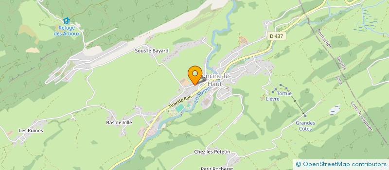 localisation de l'entreprise SCI YALE  FONCINE-LE-HAUT