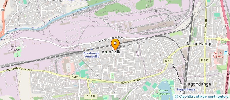 localisation de l'entreprise SCI YALI  AMNEVILLE