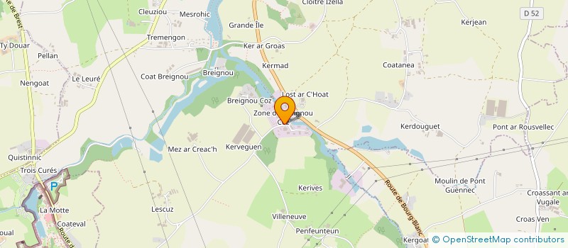 localisation de l'entreprise SCI YALICANI  BOURG-BLANC