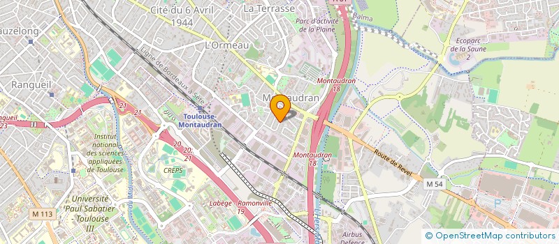 localisation de l'entreprise SCI YALOMA  MONDONVILLE