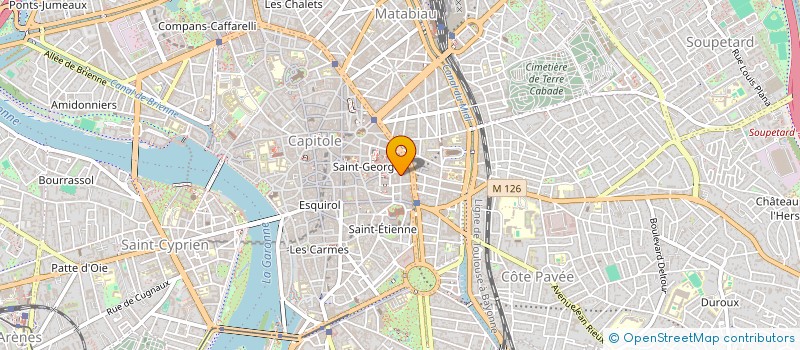 localisation de l'entreprise SCI YALONNICK 2017  TOULOUSE