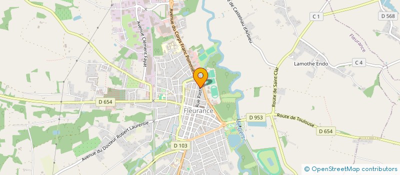 localisation de l'entreprise SCI YALTA  FLEURANCE