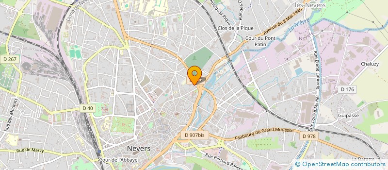 localisation de l'entreprise SCI YAM à NEVERS
