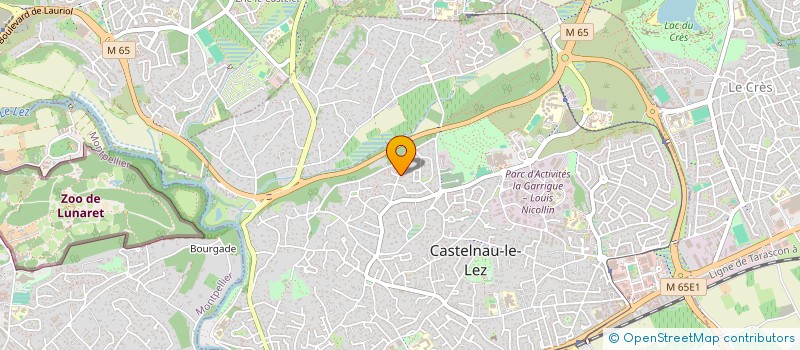 localisation de l'entreprise SCI YAM'IEUX  CASTELNAU-LE-LEZ