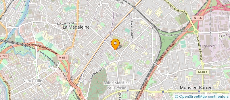 localisation de l'entreprise SCI YAMA à LILLE