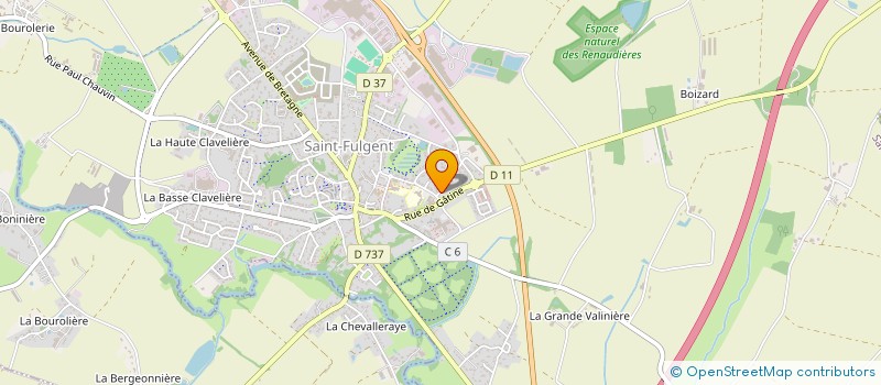 localisation de l'entreprise SCI YAMAMI  SAINT-FULGENT