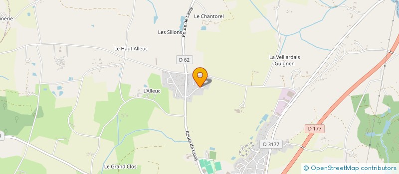 localisation de l'entreprise SCI YAMARE  GUIGNEN