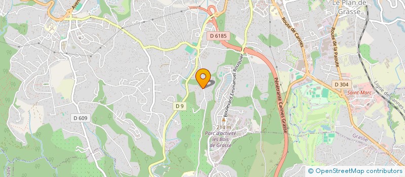 localisation de l'entreprise SCI YAMCO  GRASSE