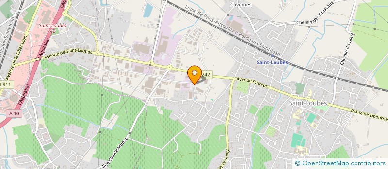 localisation de l'entreprise SCI YAMOR  SAINT-LOUBES