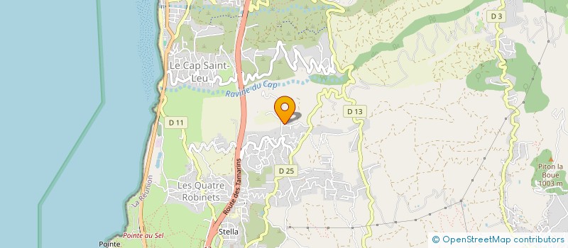 localisation de l'entreprise SCI YAMS  SAINT-LEU