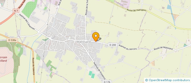 localisation de l'entreprise SCI YAN  MALISSARD