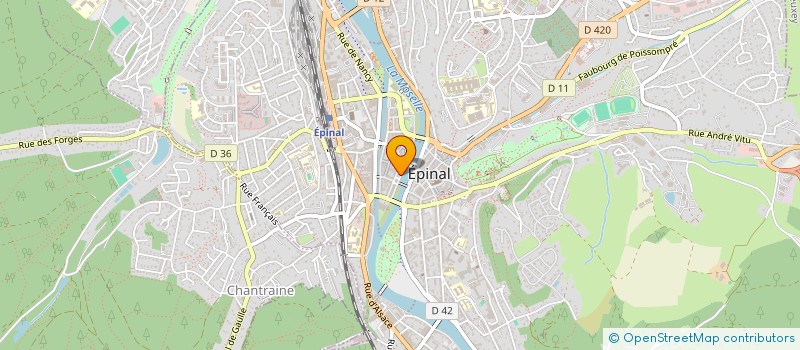 localisation de l'entreprise SCI YAN à EPINAL