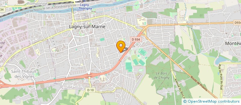 localisation de l'entreprise SCI YAN  LAGNY-SUR-MARNE