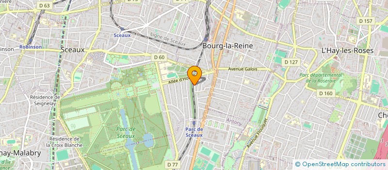 localisation de l'entreprise SCI YANAD à SCEAUX