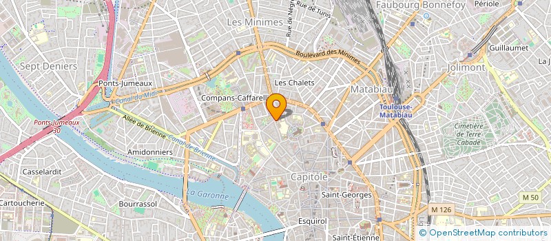 localisation de l'entreprise SCI YANADA  TOULOUSE