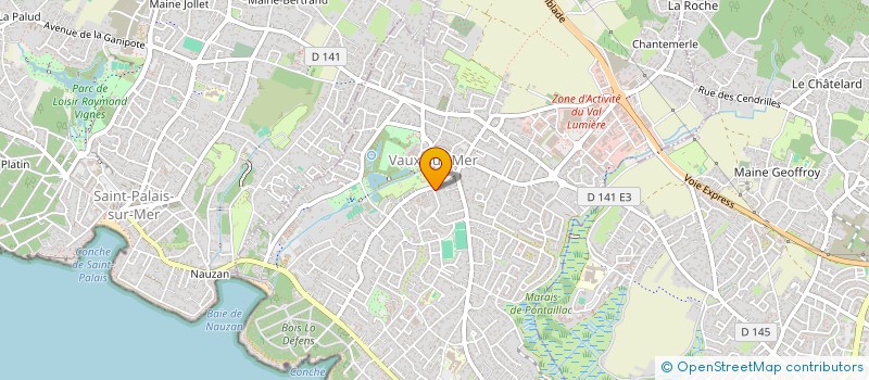 localisation de l'entreprise SCI YANADEL  VAUX-SUR-MER