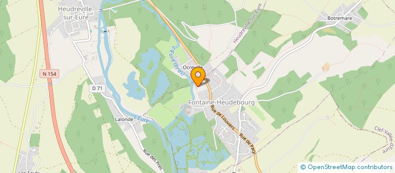 localisation de l'entreprise SCI YANATH  CLEF VALLEE D'EURE