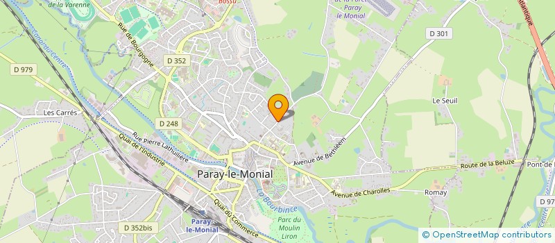 localisation de l'entreprise SCI YANFLO  PARAY-LE-MONIAL