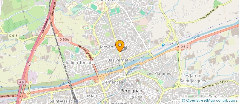 localisation de l'entreprise SCI YANG  PERPIGNAN