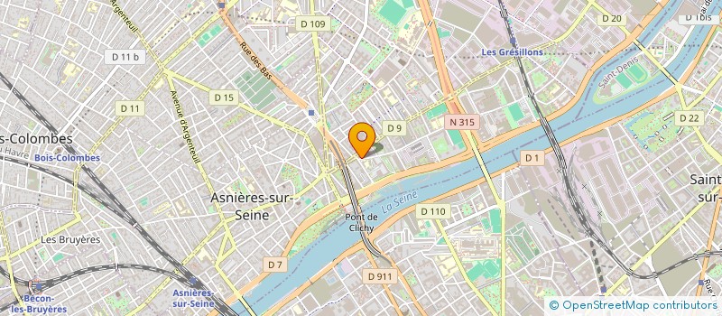 localisation de l'entreprise SCI YANG à ASNIERES-SUR-SEINE