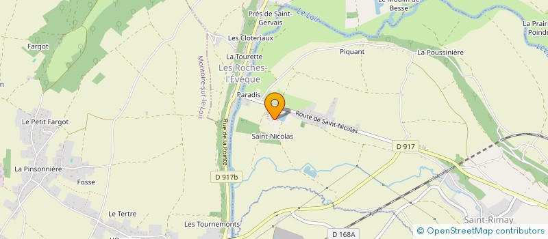 localisation de l'entreprise SCI YANG  SAINT-RIMAY