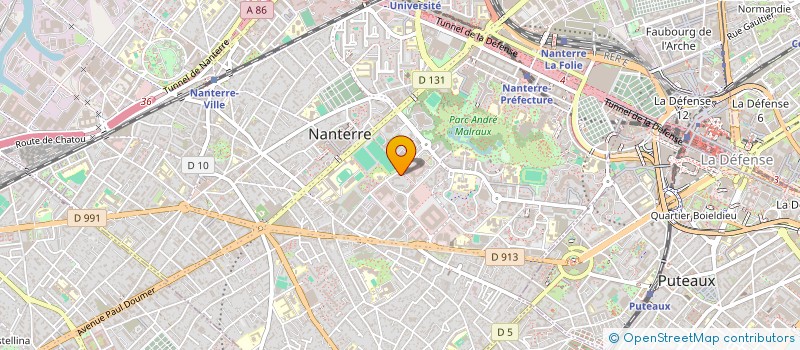 localisation de l'entreprise SCI YANI INVEST  NANTERRE