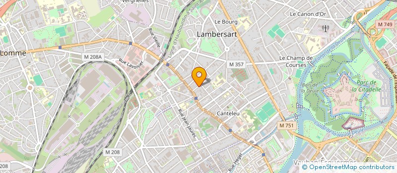 localisation de l'entreprise SCI YANIS à LAMBERSART