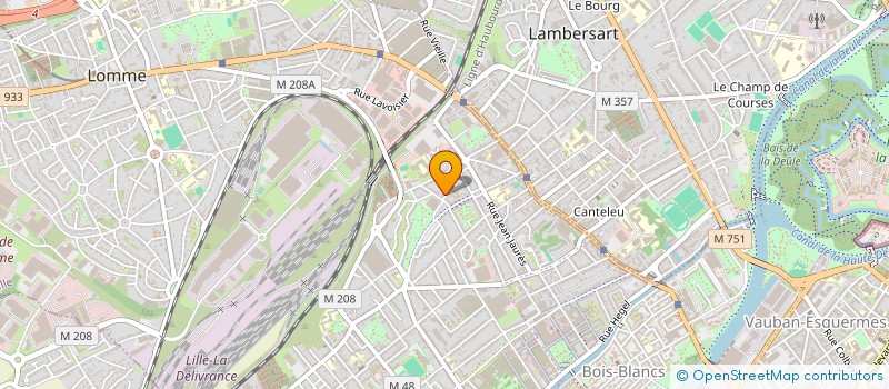 localisation de l'entreprise SCI YANIS  LILLE