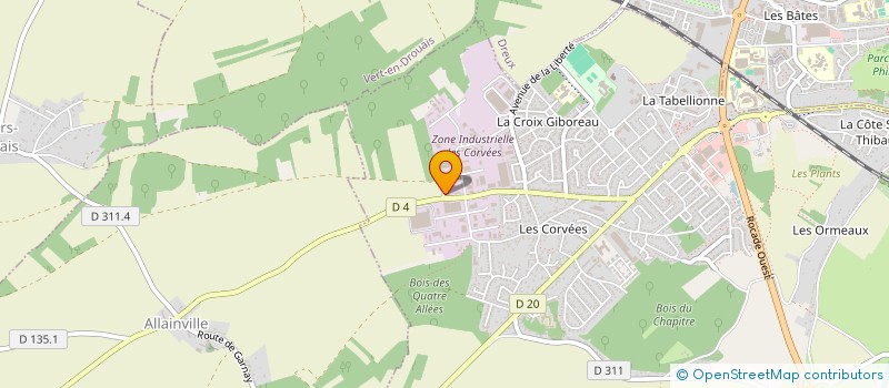 localisation de l'entreprise SCI YANIS à VERNOUILLET
